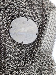 Whizard Mesh Stainless Steel Glove Adult Small 2″ Cuff Cut Protection Butcher