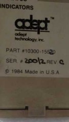 Adept 10300-15520 Rev C Robotic Servo Drive Amplifier B+ 1030015520