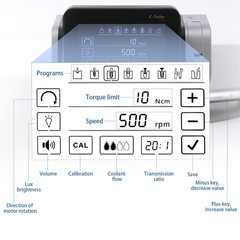COXO Dental Implantation System With 20:1 Fiber Optic Contra Angle Handpiec