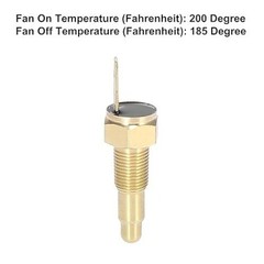 Universal Engine Cooling Fan Temperature Thermo Sensor Switch 1/ Size: 1/8 NPT