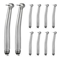 10Pack High Dental Speed Handpiece Push Button 4 Hole Fit NSK Pana Max Style USA