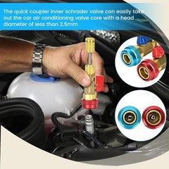 AC Schrader Valve Core Remover Tool Kit, R134a R1234YF R22 | AC Schrader Valv…