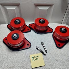 Spring Vibration Isolator Floor Mount 110-176lbs Set of 4, Missing Bolts