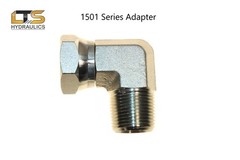 1/4″ Male Pipe NPT x 1/4″ Female Swivel NPSM 90° Adapter 1501-04-04 TWO PACK!!!