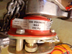 4N – working columbus McKinnon mini ratcheting lever hoist 602 series 550 lb