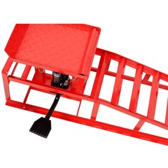 2Pc Auto Car Truck Service Ramps Lifts Garage Car Lift Hydraulic Ramps 5 Ton Red