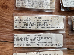 Ceramic capacitors – Various values and voltages (for hobbyists)