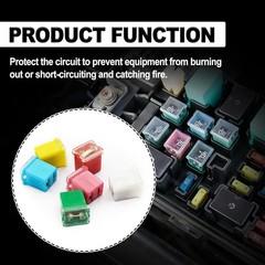 Set of 6 Pieces Low Profile Fuse Kit Include 20A 25A 30A 40A 50A 60A Box…