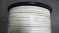 RG6U Quad Shield CCS 1000ft 95% Aluminum Braided 100% Aluminum Foil Cable CMR