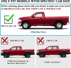 Running Boards for 2004-2014 Ford F150 Regular Cab 6″ Stainless Steel Side Steps