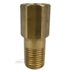 1/4″ Female X 1/4″ Male NPT Pipe Fitting Extender Extension Adapter Brass