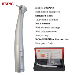 10pcs/pk KAVO style Dental High Speed Handpiece Air Turbine Push Button BEING