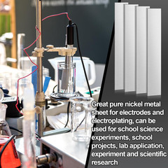 4 Pcs Pure Nickel Strip Nickel Anode Plating Kit Anode Sheet for Electroplating