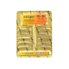 20 Pcs Dental High Speed Handpiece Carbide Burs Inverted Cone FG35/36/37 USA