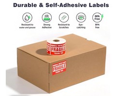 20 Count 3x2in Handle with Care Fragile Stickers Shipping Labels
