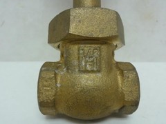 208196 New-No Box; Milwaukee 1151-1/2″ Bronze Gate Valve; 1/2 Fnpt; Class: 150