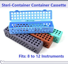 Dental Surgical Medical Instrument Sterilization Plastic Cassette Autoclave 275F