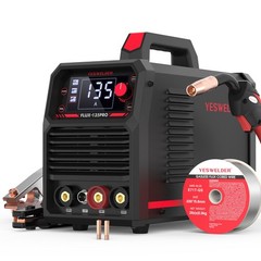 135Amp MIG Welder,110V Flux Core Welder Flux MIG/Lift TIG/Stick 3-in-1