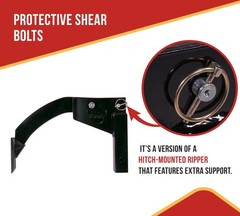 3Point Hitch Mounted Ripper Box Scraper V2 for Soil Conditioning