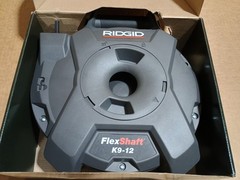 RIDGID K9-12 FlexShaft Wall-to-Wall Drain Cleaner, 1/4 in. x 30 ft. – USED ONCE!