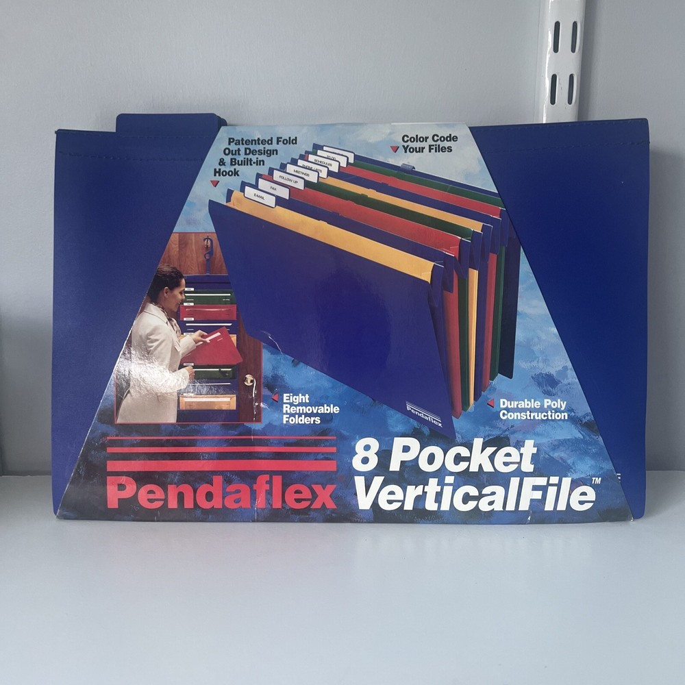 *NEW* Mobile/Hanging File, 8 Pockets, Letter,10-1/4 x 1-3/8 x 14-1/4 Inches