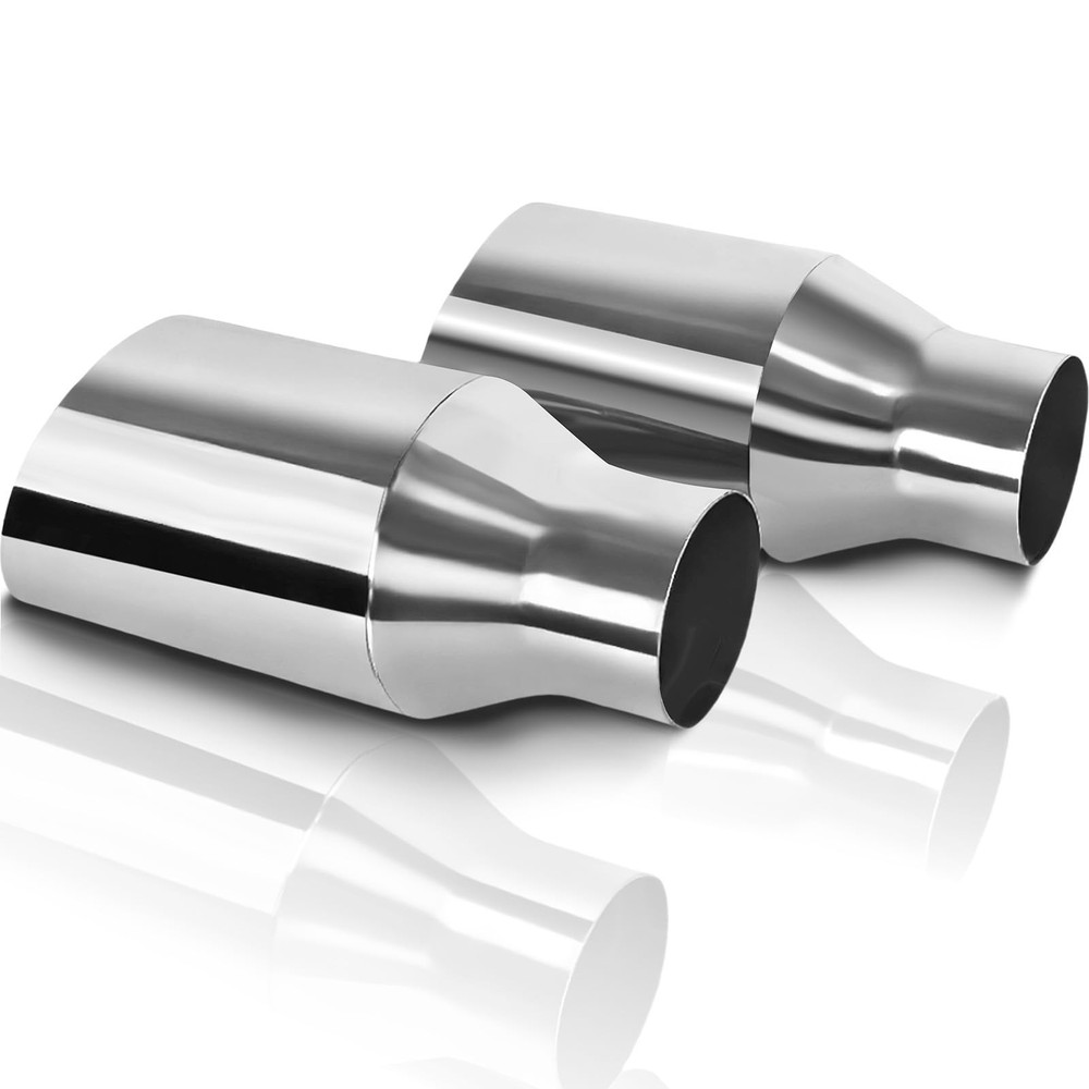 2.5 Inch Inlet Exhaust Tip, 2.5″ Inlet 4″ Outlet 9″ Overall Length Stainless …