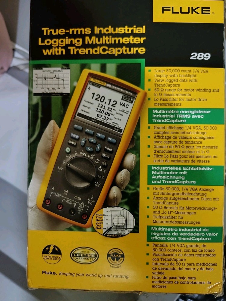 Fluke 289 True-RMS Industrial Logging Multimeter