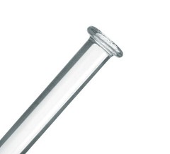 Eisco 10 Pack of 7.9″ Glass Stirring Rods with Spade & Button Ends, 6mm Diameter