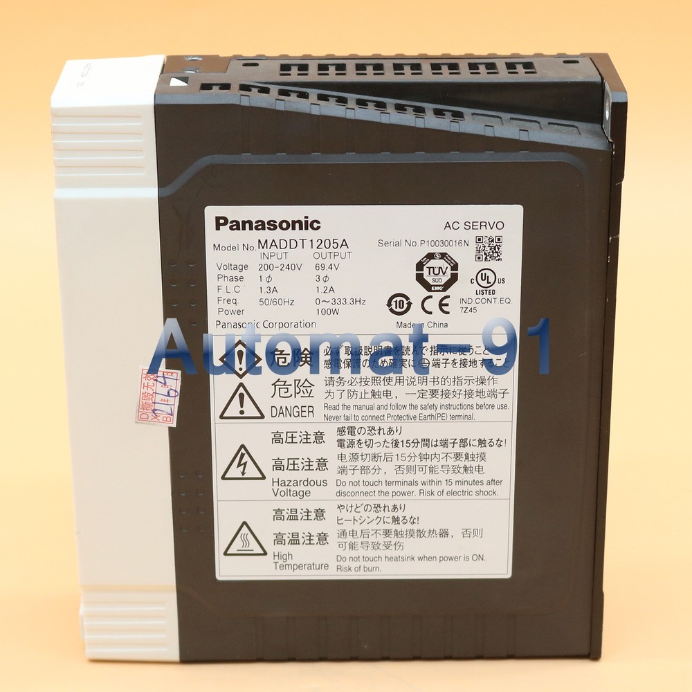 1pc Used 100% test Panasonic AC SERVO DRIVER MADDT1205A Free Shipping