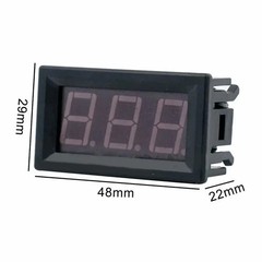 LED 12V ~ 24V Digital Display Voltmeter Car Motorcycle Voltage Gauge Panel Meter