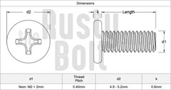 10 QTY – M2 x 3mm, M.2 NVME SSD Hard Drive SATA PCIe Screw