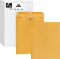 Heavyweight 10×13 Clasp Envelopes – Secure Gummed Closure for Reliable Mailing