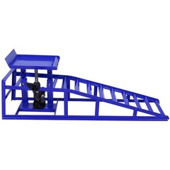 2 Pack Auto Car Truck Ramps Lifts w/ Pedal,5 Ton Heavy Duty Steel Car Lift Ramp