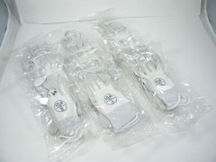 ATLAS 370 SHOWA NITRILE RUBBER PALMS ~ WORK GLOVES ~ 12 PAIR ~ XS / WHITE