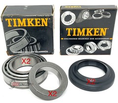REAR Left & Right Timken Wheel Bearing W/ Seal Set For 04-07 Nissan Titan