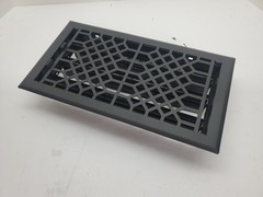 Empire Register 6×12″ Antique Textured Black Heavy Duty Floor Vent Cover