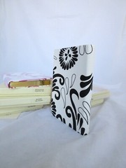 Journal 7″ Soft Fabric Cover 224 Lined Pages Graphic Image AEON Black