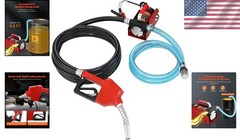 Durable 12V DC Fuel Pump with Automatic Shut-off – Ideal for Diesel & Oil