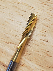 M5 x 0.8 Spiral Flute Bottoming Tap, D4, TiN Coating – Balax, New