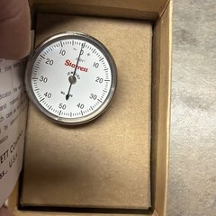 Starrett 196B5 Dial Test Indicator, Vert, 0 To 0.200 NEW
