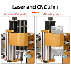 CNC 3018PLUS 500W Router Milling Drill Carving Machine Kit For PCB Wood DIY