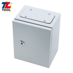 10x8x6″ Carbon Steel Electrical Box, IP65 Waterproof NEMA 4X Rated, Heavy-Duty