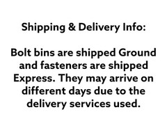 3,765 piece Grade 8 Coarse Thread Nut Bolt & Washer Assortment with Metal Bin