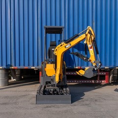1.4Ton Mini Hydraulic Excavator With Swing Boom B&S EPA Engine Mini Digger
