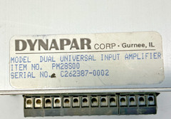 New Dynapar PM28S00 Dual Universal Input Amplifier 12VDC 115/230VAC PM28S No Box