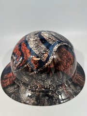 New Full Brim Hard Hat Custom Hydro Dipped DENVER BRONCOS