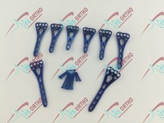 2.7mm LCP Variable Angle Distäl Radius Volar plate L/R 3Holes & Screw 81 pcs set