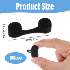 100 Pieces Nose Plug Filter Disposable Nose Dust Filters Nostril Filters Spray