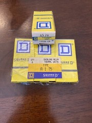 NIB Square D Type A Overload Relay Thermal Heater Unit, Sizes A.47 – A25.2