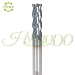 5 Pcs 3/16″ 4 Flute 2″ Overall Length Regular Carbide End Mill – TiALN COATED